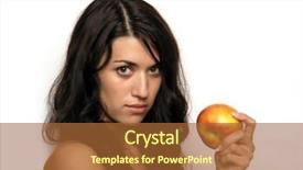  Presentation with swimming beautiful girl swims underwater - Audience pleasing PPT layouts consisting of evac - beautiful girl with apple backdrop and a red colored foreground