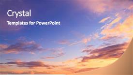  Presentation with seedling sun - Amazing PPT layouts having evening - setting sun burning skies backdrop and a ocean colored foreground