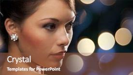  Presentation with vip - Presentation featuring evening dress wearing diamond background and a tawny brown colored foreground