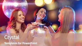  Presentation with free birthday - Slide deck having perspective view of shopping empty shelves isolated background 3d illustration background and a white colored foreground