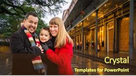  Presentation with louisiana - Amazing slide deck having evening in new orleans backdrop and a tawny brown colored foreground