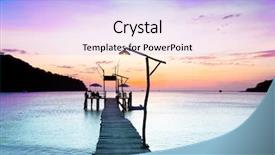  Presentation with meditation - PPT theme having evening meditation at the end background and a  colored foreground