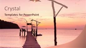  Presentation with serenity - Slide set enhanced with evening meditation sundown serenity background and a lemonade colored foreground