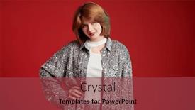  Presentation with christmas red - Slide deck consisting of evening-youth-fashion-beautiful-red and a tawny brown colored foreground