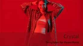  Presentation with christmas red - Theme with evening-youth-fashion-beautiful-red and a crimson colored foreground