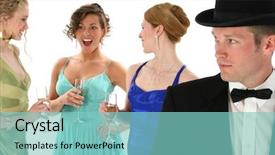  Presentation with focus - Theme featuring yellow pencils lying on a computerized exam answer sheet background and a sky blue colored foreground