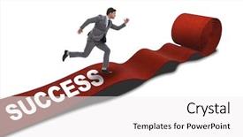  Presentation with red carpet limosine - Presentation design having event development - businessman on red carpet isolated background and a white colored foreground