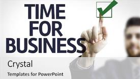  Presentation with time - Cool new presentation design with winter landscape in the mountains with falling snow and hiker trekking photo south korea backdrop and a  colored foreground.