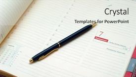  Presentation with agenda - Audience pleasing slide deck consisting of event portfolio - business stuff - pen backdrop and a sky blue colored foreground