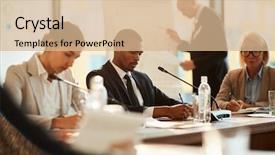  Presentation with intercultural - Presentation theme with event ticke - intercultural learners getting ready background and a coral colored foreground