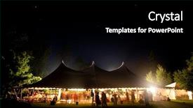  Presentation with activity - Beautiful presentation featuring events - beautiful wedding tent set up backdrop and a black colored foreground