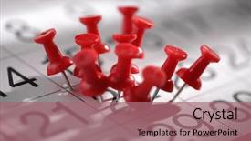  Presentation with important - PPT layouts with events - important date or concept background and a coral colored foreground