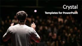  Presentation with talk - Beautiful presentation featuring events - speaker giving a talk backdrop and a black colored foreground