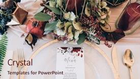  Presentation with venue - Amazing slide deck having events - vintage wedding decor beautiful event backdrop and a lemonade colored foreground