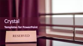  Presentation with restaurant - Colorful PPT layouts enhanced with events organiser - restaurant reserved table backdrop and a wine colored foreground