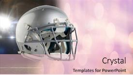  Presentation with football stadium - Audience pleasing theme consisting of events safety day - digital composite of american football backdrop and a lemonade colored foreground