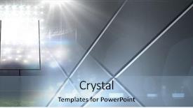  Presentation with stadium - Slides featuring events safety day - digital composite of sports stadium background and a  colored foreground