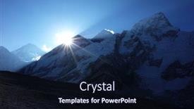  Presentation with everest - Amazing PPT theme having everest-trek-on-the-way backdrop and a wine colored foreground