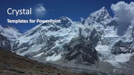  Presentation with everest - Amazing theme having everest-trek-view-from-kala backdrop and a ocean colored foreground