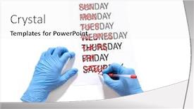  Presentation with concept - Cool new presentation theme with everyday-is-the-same-under backdrop and a white colored foreground