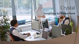  Presentation with everything - Colorful slide deck enhanced with everything-is-better backdrop and a light blue colored foreground