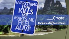  Presentation with everything - Presentation featuring everything that kills me makes background and a  colored foreground