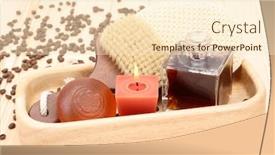  Presentation with everything - Beautiful presentation theme featuring everything you need to have great cooffee bath backdrop and a cream colored foreground