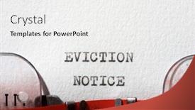  Presentation with writing the text human rights - Presentation featuring eviction-notice-text-written background and a white colored foreground