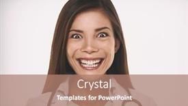  Presentation with insane - Colorful PPT theme enhanced with evil-smile-mean-psychopath-doctor backdrop and a coral colored foreground