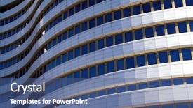  Presentation with evolution - PPT layouts featuring evolution architecture - modern building background and a ocean colored foreground