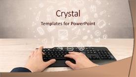  Presentation with view of cusco peru - Colorful slide deck enhanced with evolution people - first person view backdrop and a  colored foreground