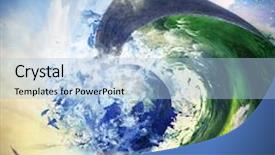  Presentation with languages of the world - PPT layouts having evolve - evolving world background and a light blue colored foreground