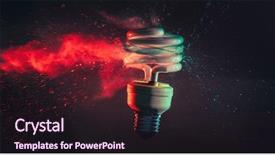  Presentation with impact - PPT theme consisting of exact moment of the impact background and a wine colored foreground