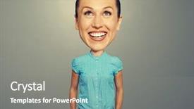  Presentation with head neck anatomy - PPT layouts with orange daisy gerbera flower background and a  colored foreground.