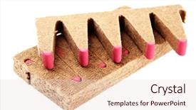  Presentation with fuel - Colorful presentation theme enhanced with exalt - dry fuel isolated on white backdrop and a  colored foreground