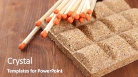  Presentation with fuel - Amazing slide deck having exalt - long matches and dry fuel backdrop and a  colored foreground