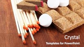  Presentation with fuel - Audience pleasing PPT layouts consisting of exalt - long matches and dry fuel backdrop and a  colored foreground