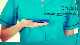  Presentation with fever - Cool new PPT layouts with exam fever - attractive doctor with a thermometer backdrop and a  colored foreground