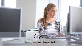  Presentation with exam results - Beautiful PPT theme featuring exam results university office school backdrop and a light gray colored foreground