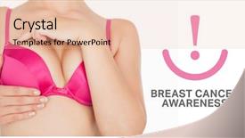  Presentation with breast cancer awareness - PPT theme enhanced with examination against breast cancer awareness background and a lemonade colored foreground