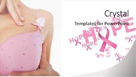  Presentation with breast cancer awareness month - Beautiful PPT theme featuring examination against breast cancer awareness backdrop and a white colored foreground