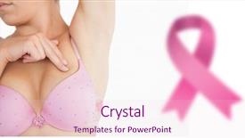  Presentation with self breast exam - Audience pleasing theme consisting of examination against breast cancer awareness backdrop and a lemonade colored foreground