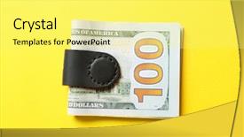  Presentation with example - Beautiful PPT theme featuring example of multifunctional magnetic clip backdrop and a yellow colored foreground