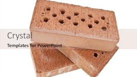  Presentation with financing - Slide deck having example-picture-house-construction-financing background and a coral colored foreground