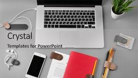  Presentation with magnetic - Amazing PPT theme having examples of multifunctional magnetic clip backdrop and a light gray colored foreground