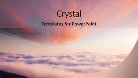  Presentation with misty - Audience pleasing slides consisting of excel cover - scenic image of misty valley backdrop and a coral colored foreground