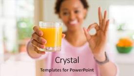  Presentation with breastfeeding and african american - Slide set enhanced with excellance - young african american woman driking background and a lemonade colored foreground