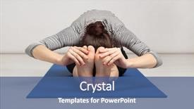  Presentation with lactation young woman breastfeeding - PPT theme having excersise health - young woman excersising yoga background and a ocean colored foreground