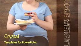  Presentation with motivation - Presentation design having excess body fat wellness - motivation quote lose weight background and a tawny brown colored foreground