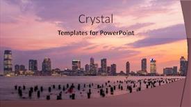  Presentation with usa - Theme enhanced with exchange-place-new-jersey-usa background and a lemonade colored foreground